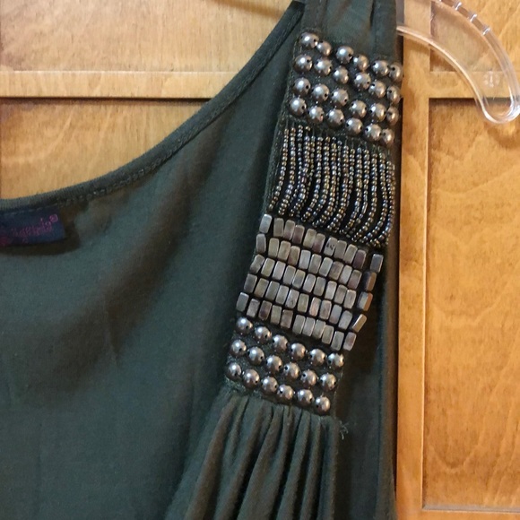 Dark green tank top - Picture 2 of 3